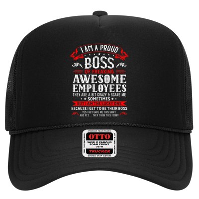 I Am A Proud Boss Of Freaking Awesome Employees Trucker Hat