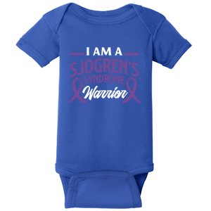 I Am A Sjogrens Syndrome Warrior Sjogrens Syndrome Gift Baby Bodysuit