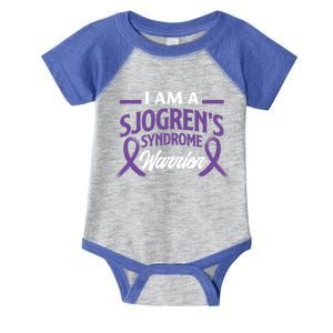 I Am A Sjogrens Syndrome Warrior Sjogrens Syndrome Gift Infant Baby Jersey Bodysuit