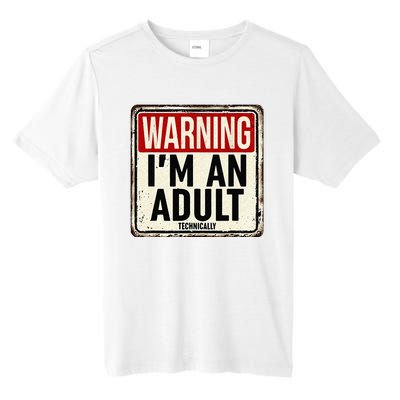 Im An Adult Technically Funny 18th Birthday 18 Year Old Men Tall Fusion ChromaSoft Performance T-Shirt