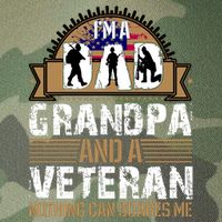 I Am A Dad Grandpa And A Veteran Nothing Can Scares Me Legacy Tie Dye Trucker Hat