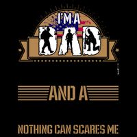 I Am A Dad Grandpa And A Veteran Nothing Can Scares Me Mug