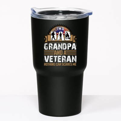I Am A Dad Grandpa And A Veteran Nothing Can Scares Me Tumbler