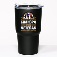 I Am A Dad Grandpa And A Veteran Nothing Can Scares Me Tumbler