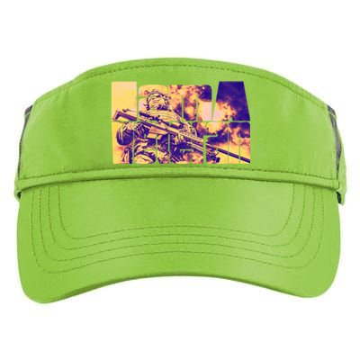 I Am A Veteran American Military Soldier Great Gift Adult Drive Performance Visor