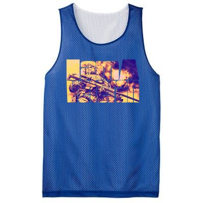 I Am A Veteran American Military Soldier Great Gift Mesh Reversible Basketball Jersey Tank