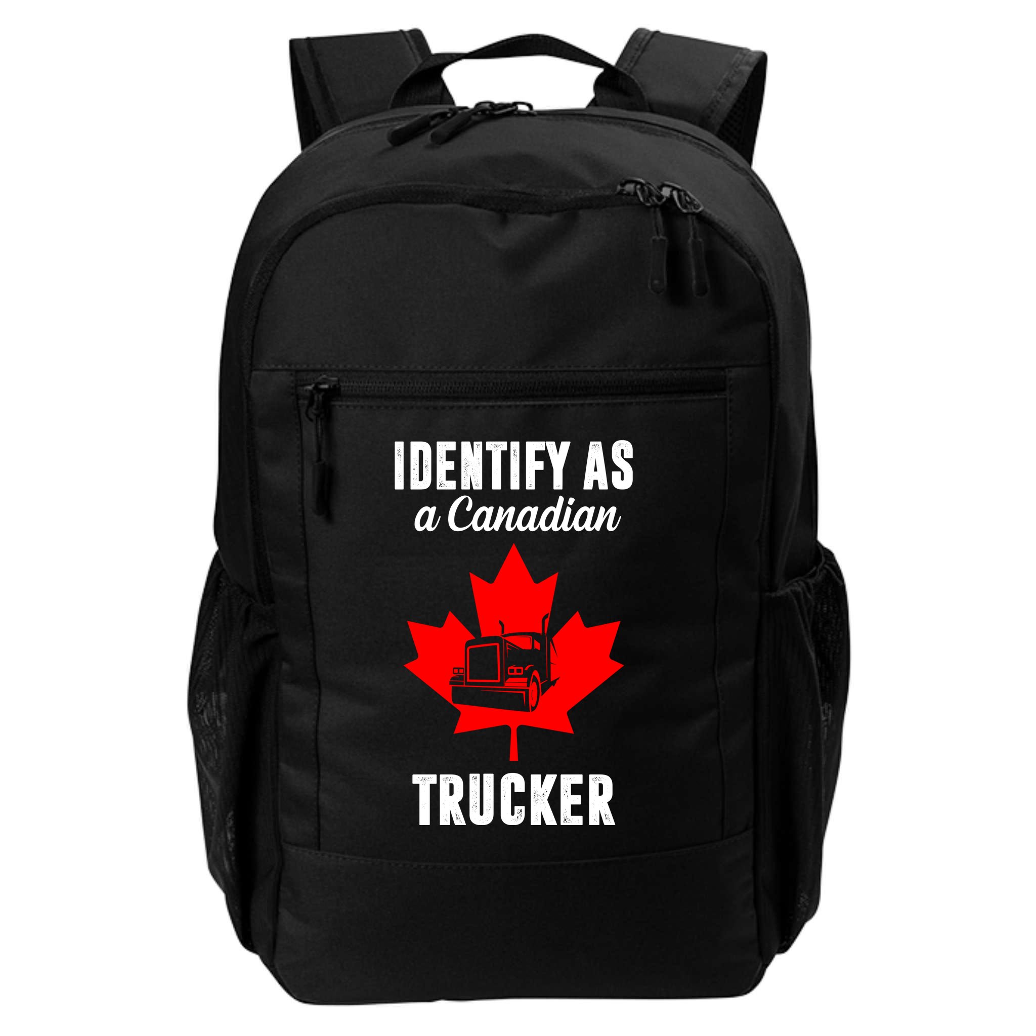 Identify As A Canadian Trucker Backpack