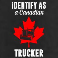Identify As A Canadian Trucker Adult Drive Performance Visor