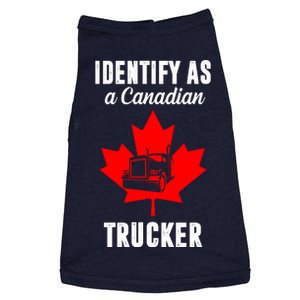 Identify As A Canadian Trucker Doggie Tank