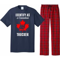 Identify As A Canadian Trucker Pajama Set