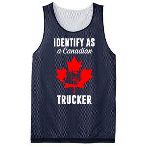 Identify As A Canadian Trucker Mesh Reversible Basketball Jersey Tank