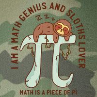 I Am A Math Genius And Sloths Lover Math Is A Piece Of Pi Legacy Tie Dye Trucker Hat