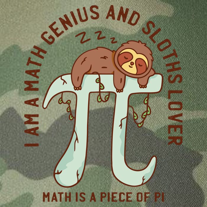I Am A Math Genius And Sloths Lover Math Is A Piece Of Pi Legacy Tie Dye Trucker Hat