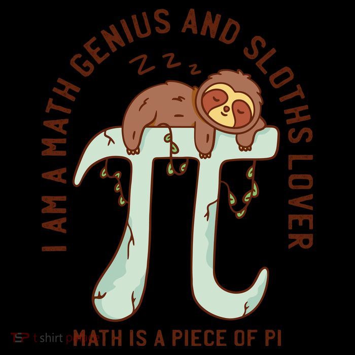 I Am A Math Genius And Sloths Lover Math Is A Piece Of Pi High Crown Mesh Back Trucker Hat
