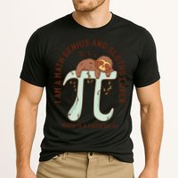 I Am A Math Genius And Sloths Lover Math Is A Piece Of Pi Performance Shirt