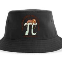 I Am A Math Genius And Sloths Lover Math Is A Piece Of Pi Sustainable Bucket Hat