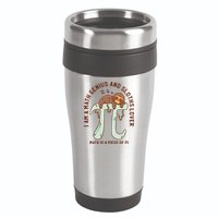 I Am A Math Genius And Sloths Lover Math Is A Piece Of Pi 16oz Travel Tumbler