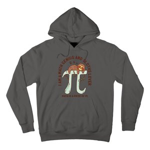 I Am A Math Genius And Sloths Lover Math Is A Piece Of Pi Hoodie