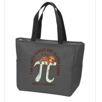I Am A Math Genius And Sloths Lover Math Is A Piece Of Pi Zip Tote Bag