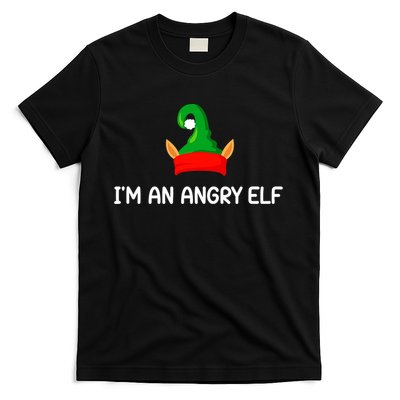 I'm An Angry Elf Christmas Funny Jokes Christmas Gifts T-Shirt