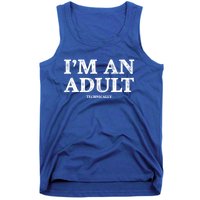 IM An Adult Technically Funny 18th Birthday Gift Tank Top