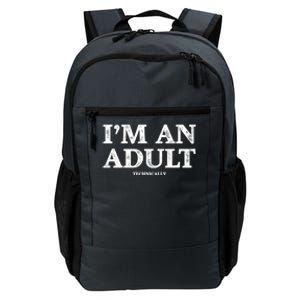 IM An Adult Technically Funny 18th Birthday Gift Daily Commute Backpack