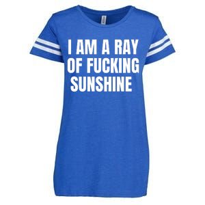 I Am A Ray Of Fucking Sunshine Enza Ladies Jersey Football T-Shirt