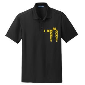 I Am A Money Magnet Dry Zone Grid Polo