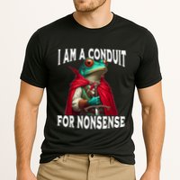 I Am A Conduit For Nonsense Funny Frog Performance Shirt
