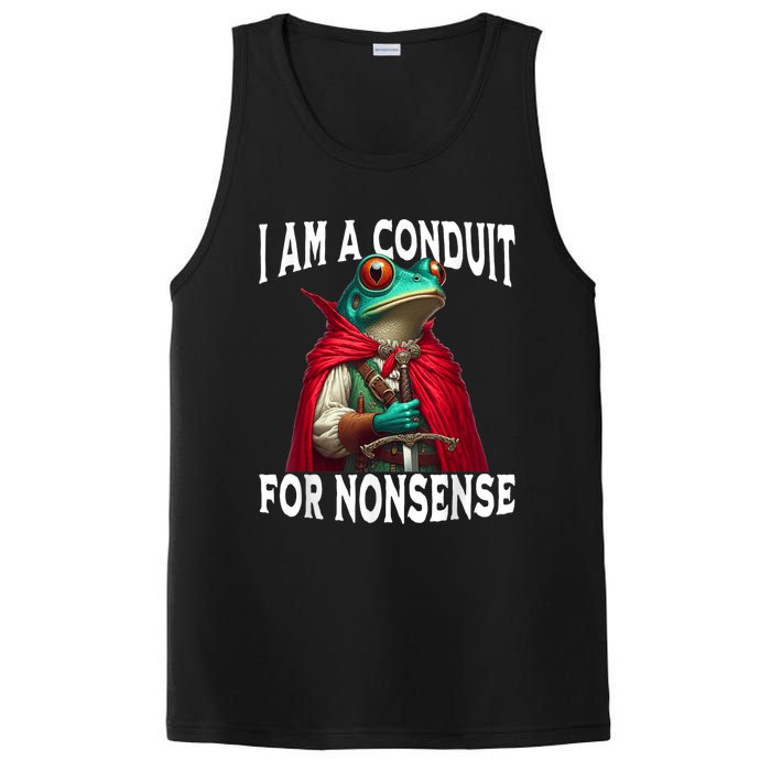 I Am A Conduit For Nonsense Funny Frog PosiCharge Competitor Tank