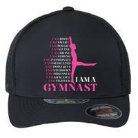 I Am A Gymnast Gymnastics Women Sports Flexfit Unipanel Trucker Cap