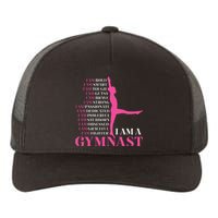 I Am A Gymnast Gymnastics Women Sports Yupoong Adult 5-Panel Trucker Hat