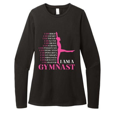 I Am A Gymnast Gymnastics Women Sports Womens CVC Long Sleeve Shirt