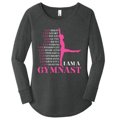 I Am A Gymnast Gymnastics Women Sports Women's Perfect Tri Tunic Long Sleeve Shirt