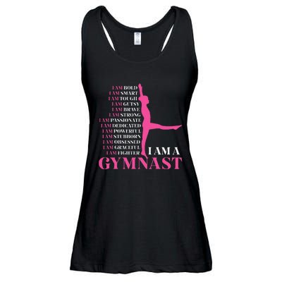 I Am A Gymnast Gymnastics Women Sports Ladies Essential Flowy Tank