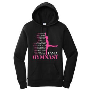 I Am A Gymnast Gymnastics Women Sports Women's Pullover Hoodie