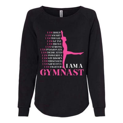 I Am A Gymnast Gymnastics Women Sports Womens California Wash Sweatshirt