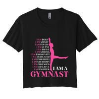 I Am A Gymnast Gymnastics Women Sports Women's Crop Top Tee