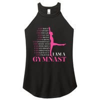 I Am A Gymnast Gymnastics Women Sports Women's Perfect Tri Rocker Tank