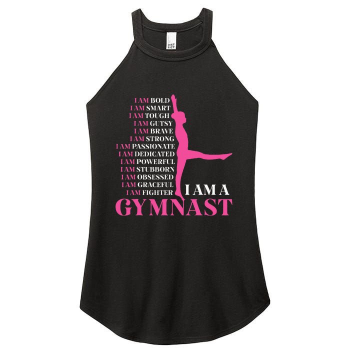 I Am A Gymnast Gymnastics Women Sports Women's Perfect Tri Rocker Tank