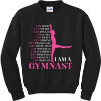 I Am A Gymnast Gymnastics Women Sports Kids Sweatshirt