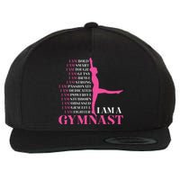 I Am A Gymnast Gymnastics Women Sports Wool Snapback Cap