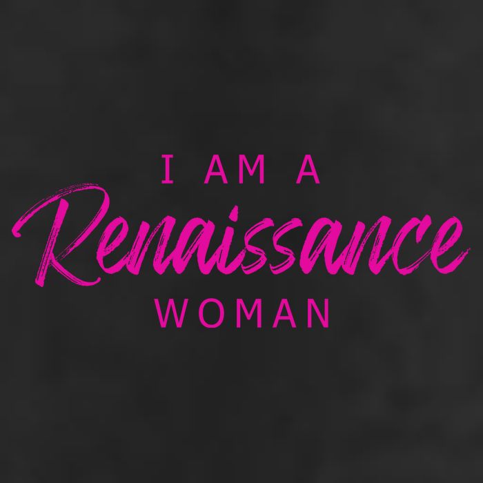 I Am A Renaissance Woman 7 Panel Mesh Trucker Snapback Hat