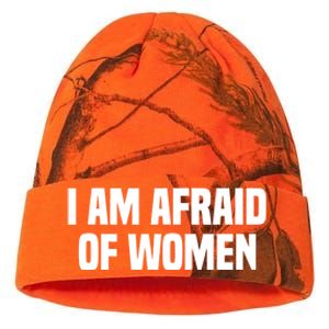 I Am Afraid Of Women Funny Kati Licensed 12" Camo Beanie