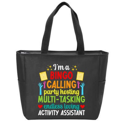 IM Activity Assistant Activities Assistant Zip Tote Bag