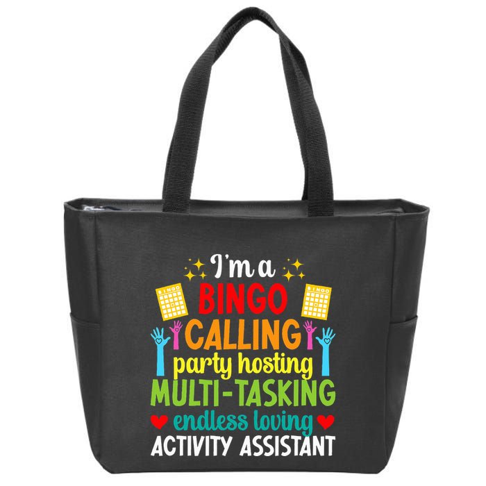 IM Activity Assistant Activities Assistant Zip Tote Bag