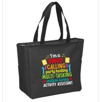 IM Activity Assistant Activities Assistant Zip Tote Bag
