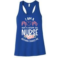 I Am A Mom And Neuro Icu Nurse Neurology Intensive Care Unit Gift Women's Racerback Tank