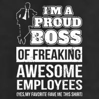 I Am A Proud Boss Of Freaking Awesome Employees 11oz C Handle Ceramic Mug