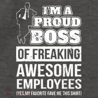 I Am A Proud Boss Of Freaking Awesome Employees Vector Backpack